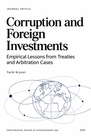 Cover illustration for Corruption and Foreign Investments: Empirical Lessons from Treaties and Arbitration Cases